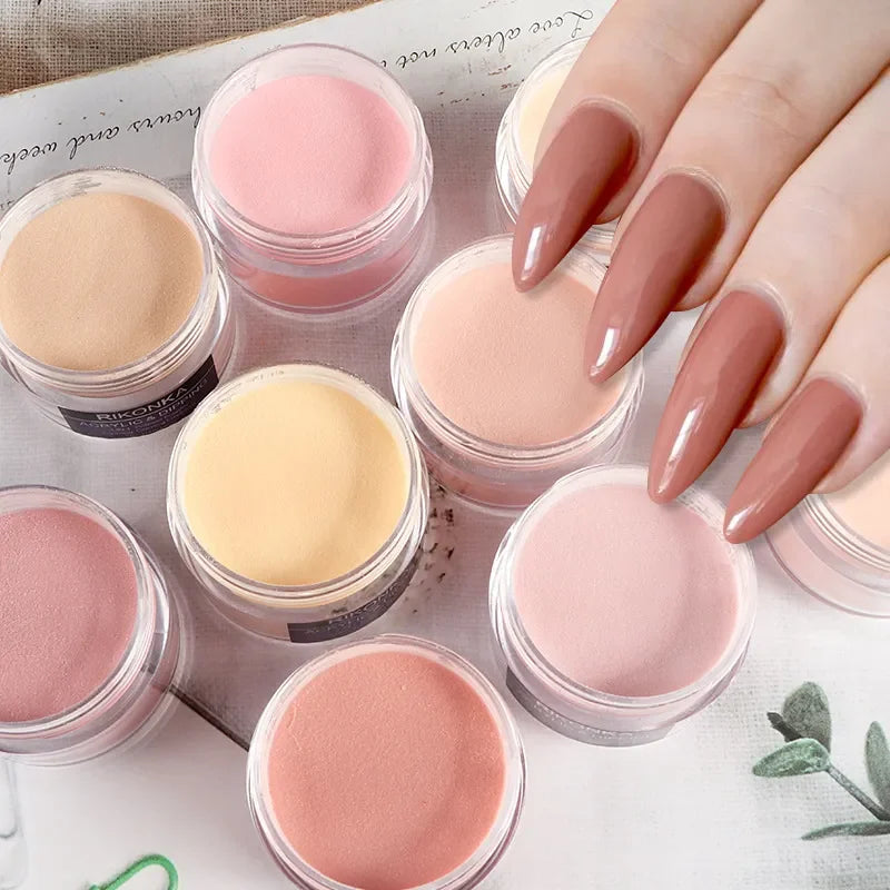 Bulk Acrylic Nail Powder Cover Pink Nude Buttery Crystal Clear Acrylic Powder for Nails
