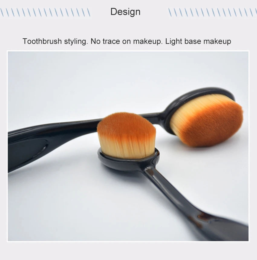 Toothbrush type Women Makeup Brushes Bendable Eye Shadow Highlight Foundation Make Up Brush Blush Cosmetic Brushes Beauty Tool