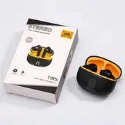 Type-C Fast Charging Wireless Earphones with Digital Display 20 Hours Battery Life IPX-6 Waterproof Hi-Fi Sound Touch Control