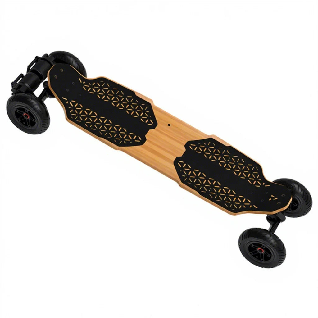 Kite Bamboo Hurricane 7000W Dual Belt Drive Electric Skateboard 52km/h All Terrain Off Road Longboard 60km Range 50.4V 864Wh