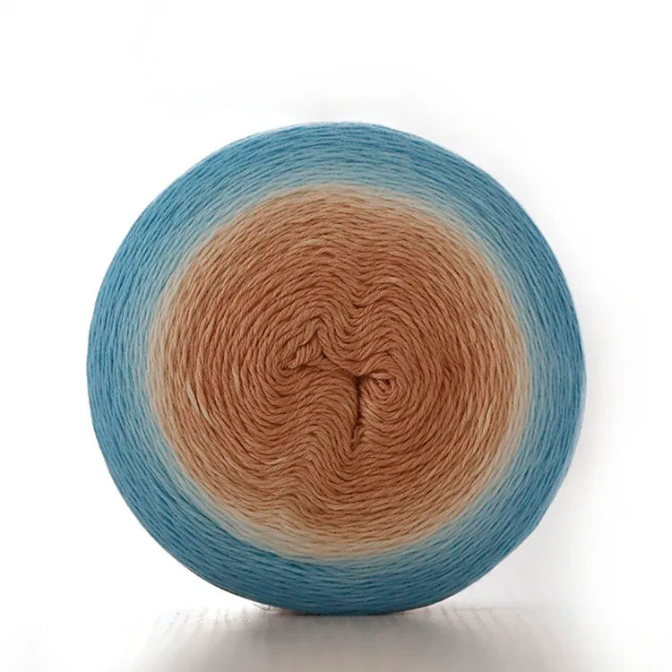 100% Recycled Magic Ball Sweater Scarf Hat for Baby 180g Hand Knitting with Fancy Yarn Dyed Pattern Cotton Line Weaving