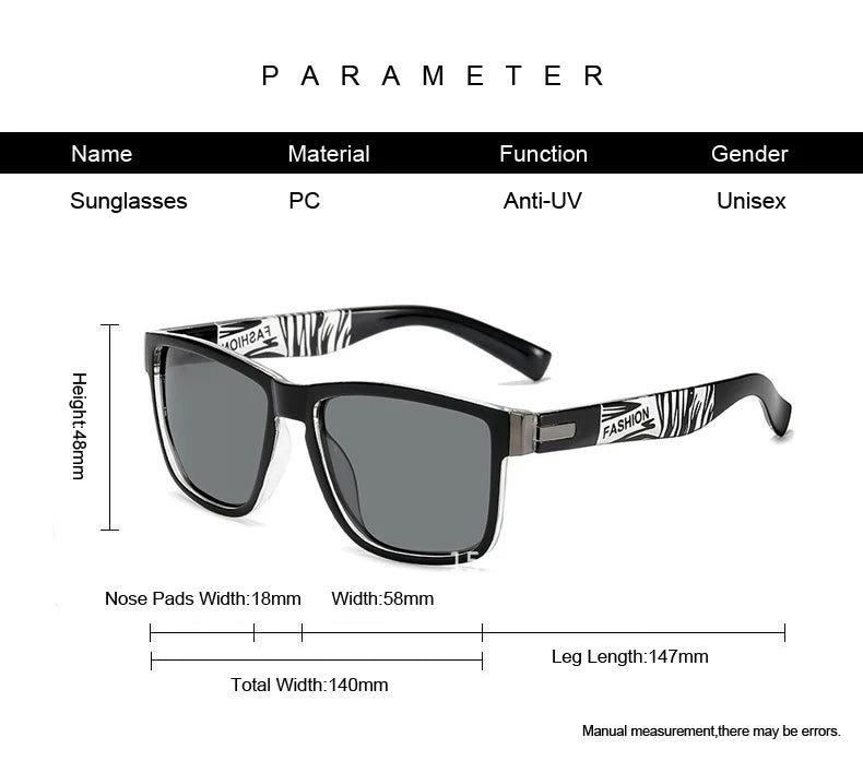 Fashion Polarized Sunglasses Man Woman Driving Coating Points Red Frame Eyewear Male Sun Glasses UV400 Sun Glasses