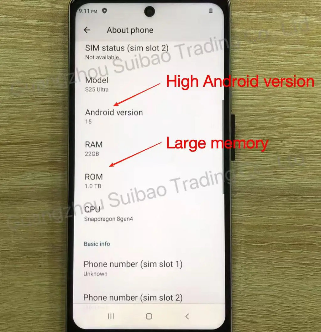 Real High Quality New S25 Ultra Smartphone 7.3 Inch Full Screen 22+1TB Android 15 S25 Ultra 5G Gaming Android Mobile Phones