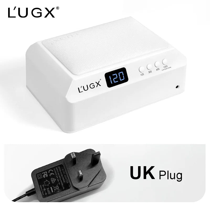 LUGX 72W UV Led Lamp Machine Professional Large Space Cordless Nail Gel Polish UV Lights Nail Dryer