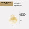 Nordic Internet-famous Chandelier Bar Atmosphere Light for Living Room Planet Moon Hanging Chandelier Middle LED Iron 2-Year