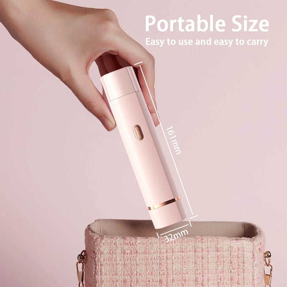 2 in 1 Rechargeable Battery Portable Women Lady Shaver for Leg Arm Hand Face Epilator Shaver