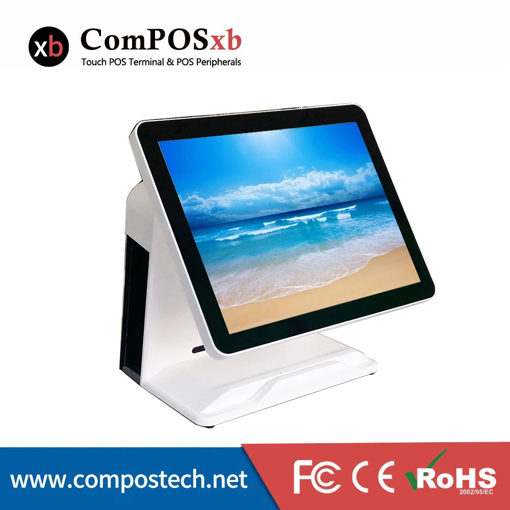 Windows 10 All In One PC 15 Inch POS Terminal Capacitive Touch Monitor Cash register For Sale