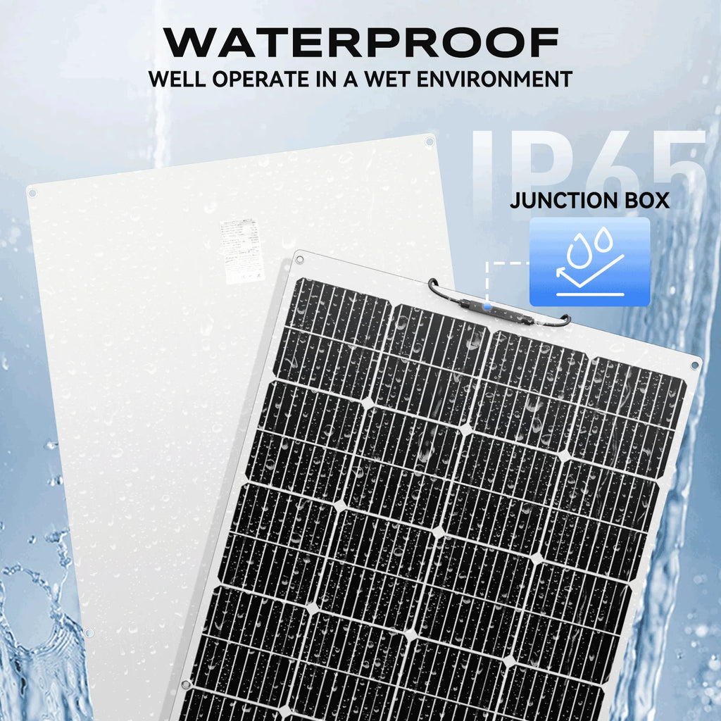 High Efficiency Light Weight Solar PV Panel Portable Flexible Monocrystalline 200W Flexible Solar Panel with Factory Price