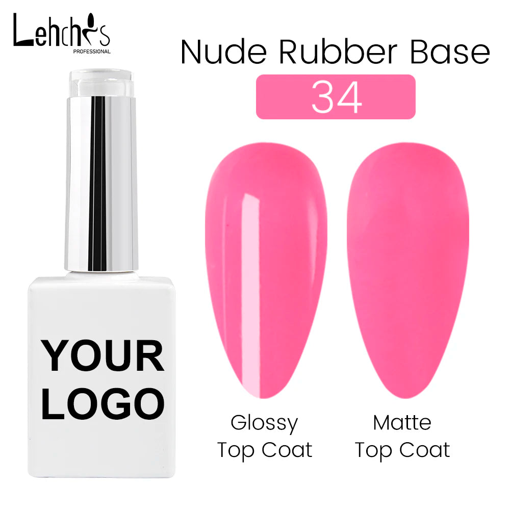 Lehchis 15ml Nude UV Gel Nail Polish Soak off French Nail Camouflage Base Halal Certified for Salon Art Use Customizable Logo
