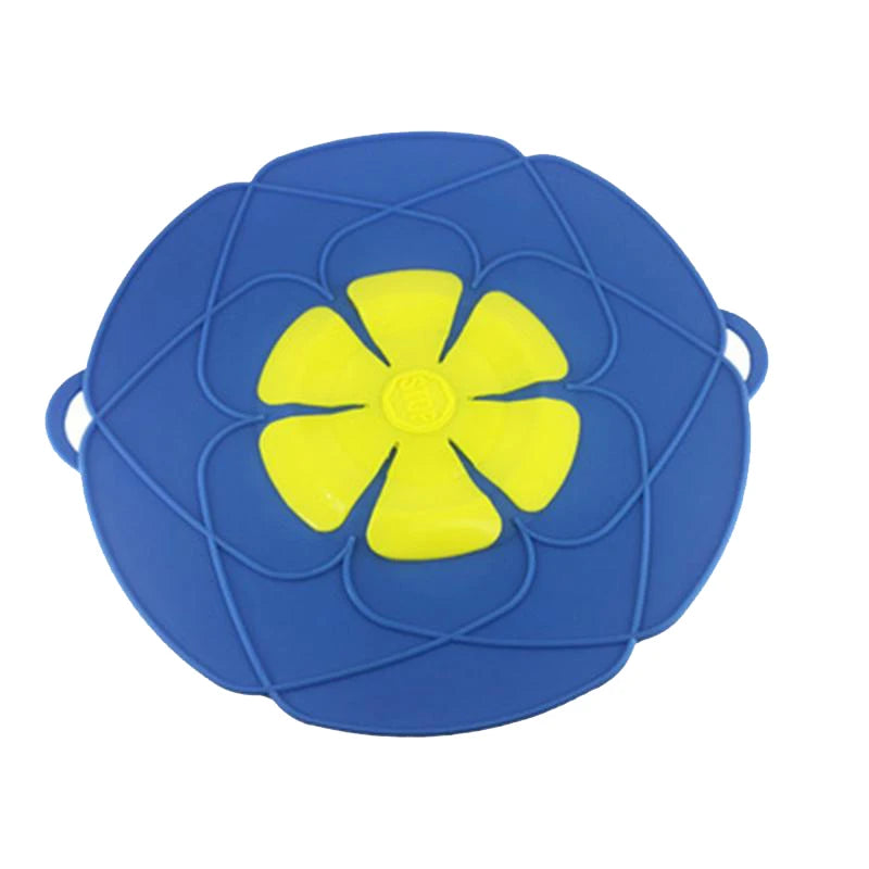 Silicone lid Spill Stopper Cover Pot Pan Cover  Kitchen Accessories Flower Shape Cookware Cooking Tools Kitchen Gadgets