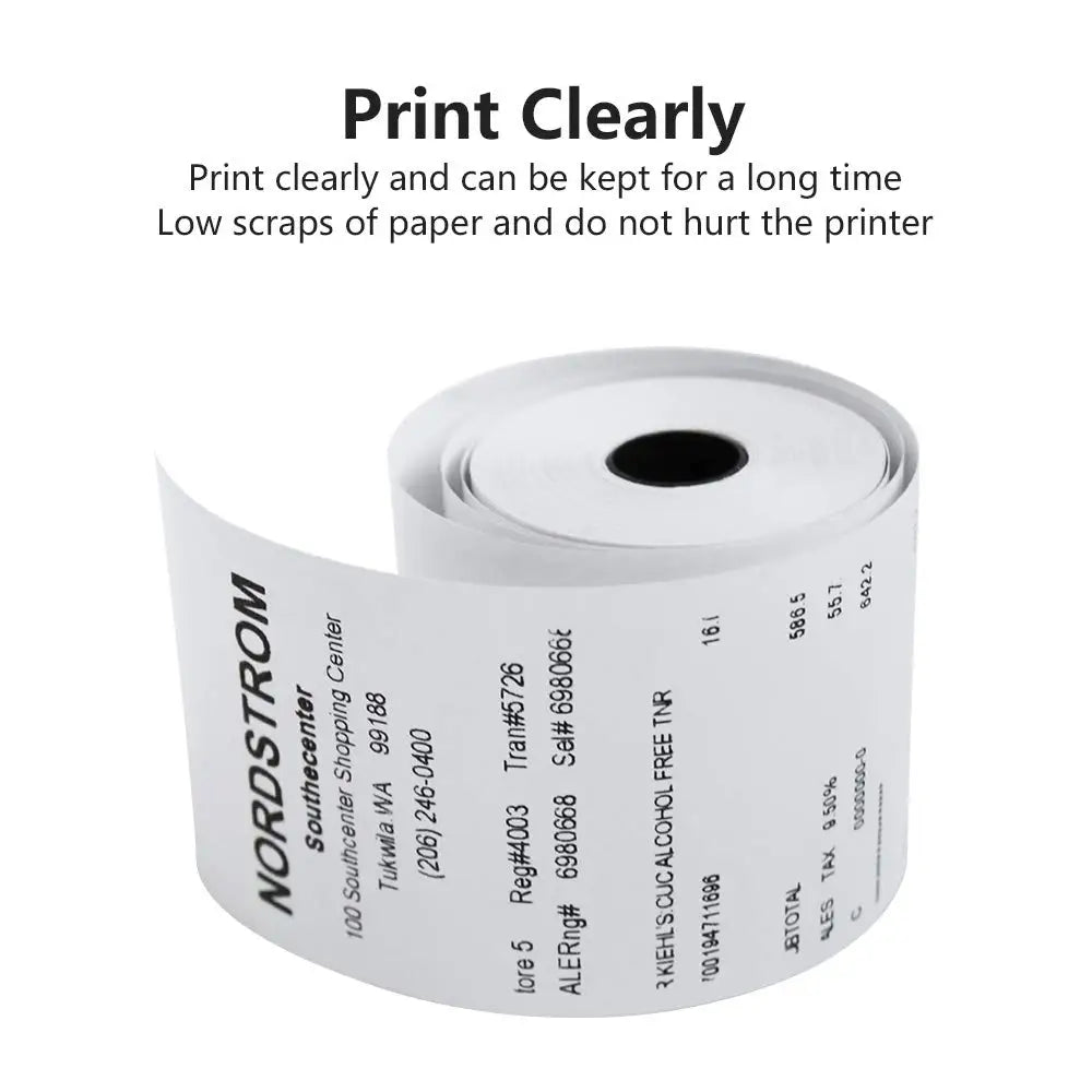 NETUM Thermal Paper Rolls Cash Register Receipt Paper 58mm/80mm (10 Rolls per Case)