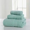 3Pcs/Set Towel Set Shower 70*140cm+ Face Towel 74*34cm + Hand Towel 34*34cm 100% Cotton Washrag Washcloth Bathroom Home Dry