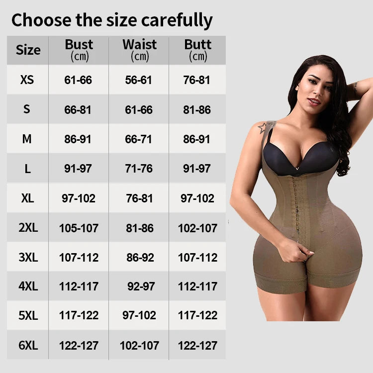 Seamless Tummy Trimmer Shaper Butt Lifter Compression Thigh Full Body Shaper Slimming Shapewear Bodysuit Women