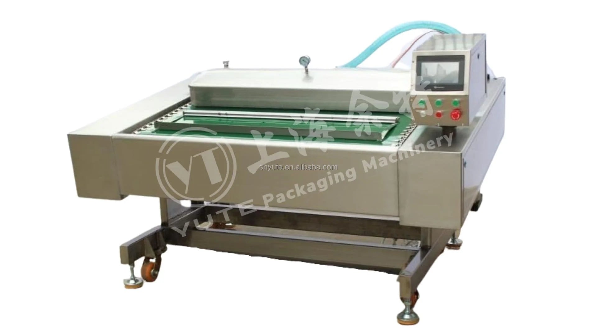 Large Capacity Automatic Continuous Rotating Rolling Belt Food Vacuum Pack Machine for Cheese and Sea Food