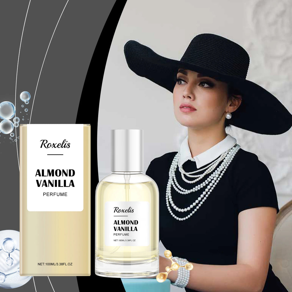 100ml Almond Vanilla Women Perfume Sweet Floral Fragrance USA Warehouse Long Lasting OEM Custom Logo Private Label