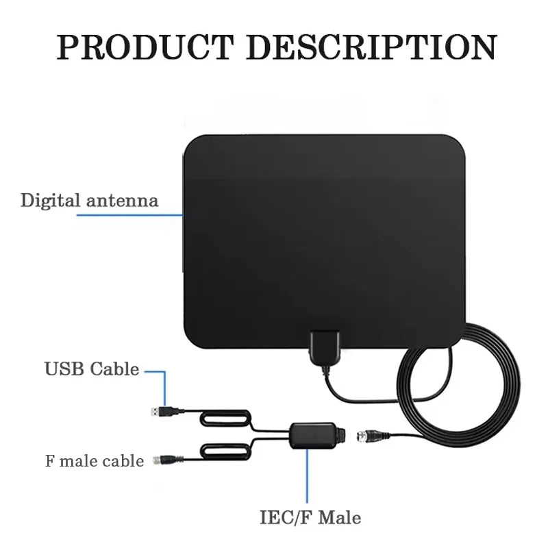 HDTV High Quality TV Indoor Antenna Digital Indoor Tv Antenna Hdtv Antenna for Local Channels