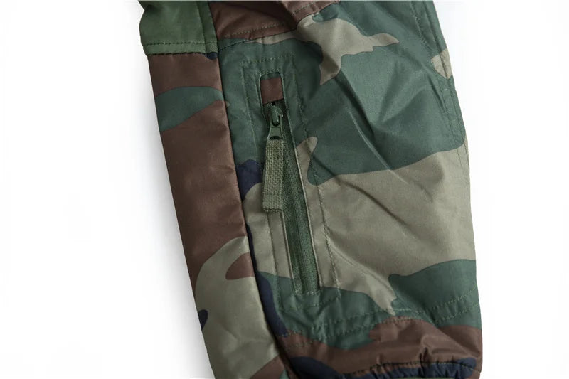 Mege Men's Tactical Jacket Coat Fleece Parka Outdoor Outwear Lightweight Gear