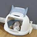 Wholesale Cat Litter Box Double Flip Pet Cat Toilet Box Automatic Cat Toilet