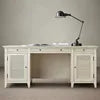 American Country Vintage Oak Computer Desk Solid Wood Home Children Study Table Drawer Storage Customizable Computer Desks
