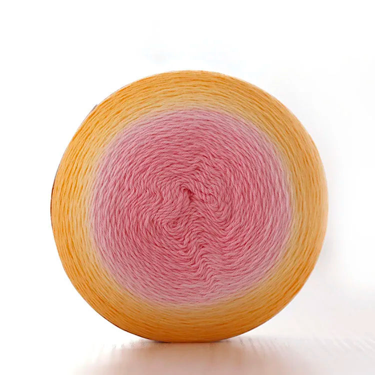 100% Recycled Magic Ball Sweater Scarf Hat for Baby 180g Hand Knitting with Fancy Yarn Dyed Pattern Cotton Line Weaving