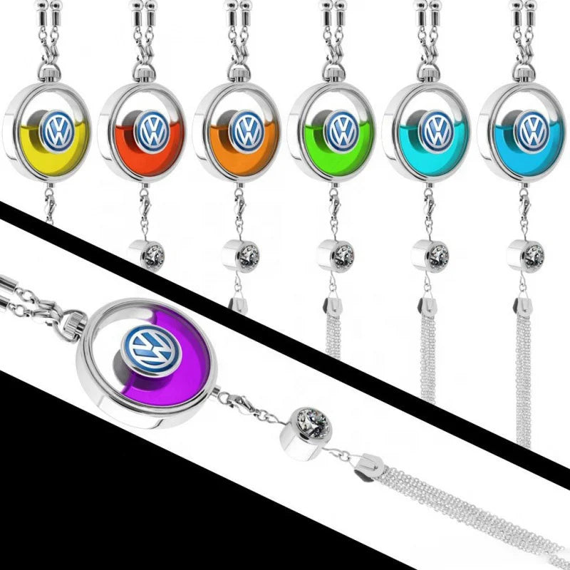 Custom Car Emblem Car Hanging Perfume Pendant Air Freshener Rearview Mirror Hanging Accessories