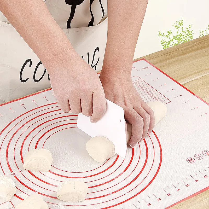 80/70/60cm Large Silicone Rolling Dough Mat Non-Stick Pizza Pastry Baking Mat Oven Sheet Liner Non-Slip Placemat Kitchen Gadgets