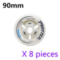 CODE White Matter G13 Marathon Speed Inline Skates Wheel 90mm 100mm 110mm High elastic Matter Gi3 Race Skating Wheels F1 86A 6/8