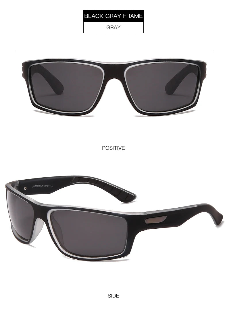 DOHOHDO New Luxury Polarized Sunglasses Men Car Driving Anti-Glare Sun Glasses For Male Colorful Film Series UV400 Gafas De Sol