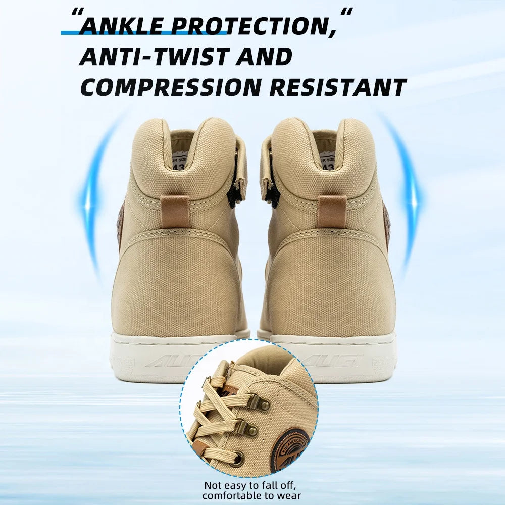 Men Lady Motorcycle Boots Anti Slip Motocross Protective Boots Breathable Motorbike Shoes Lightweight Travel Shoe Outdoor Hiking - Beauty