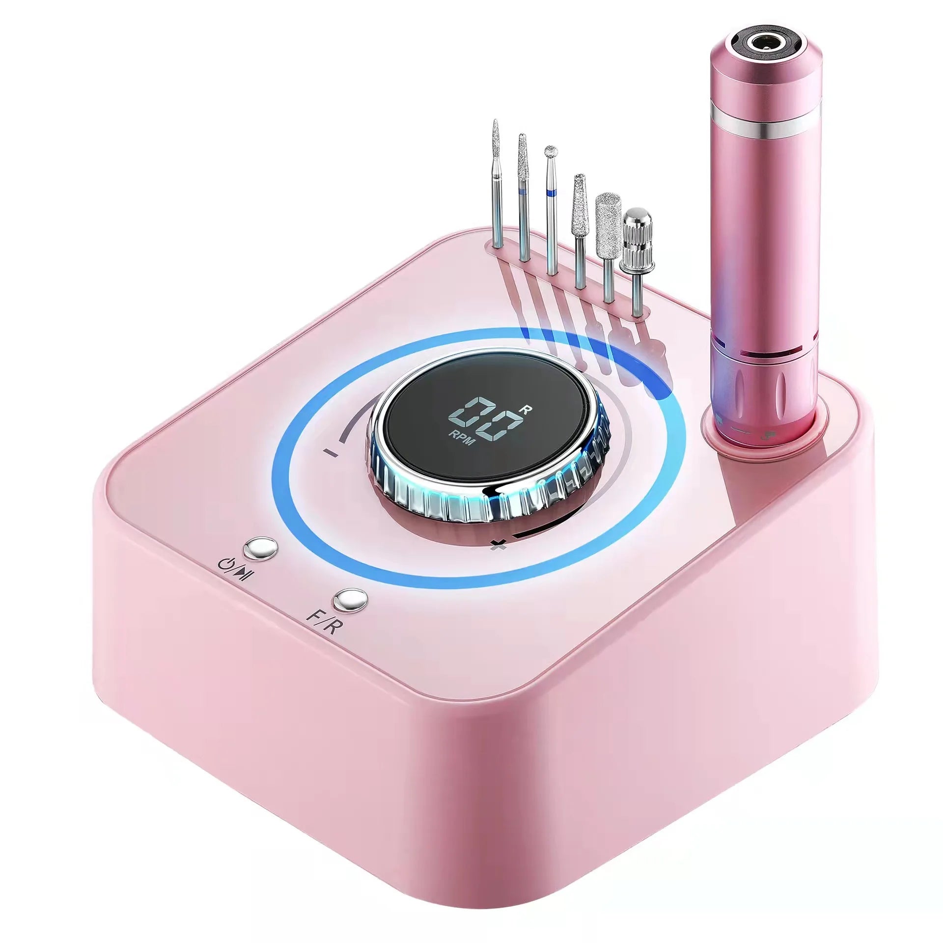 Portable 40000 RPM Nail Drill Machine with Silent Polishing Electric Nail Drill E File