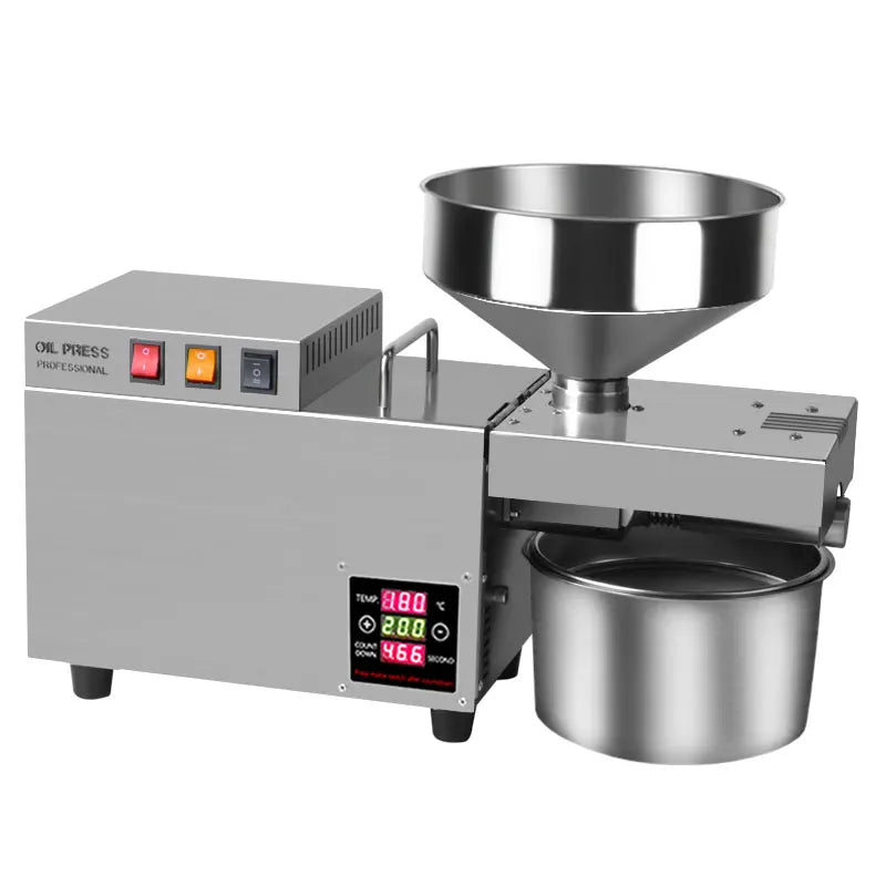 Automatic Home Use Cold Press Oil Machine Coconut Oil Extractor Automatic Grade for Olive Sesame Oil for Cooking Edible Purpose