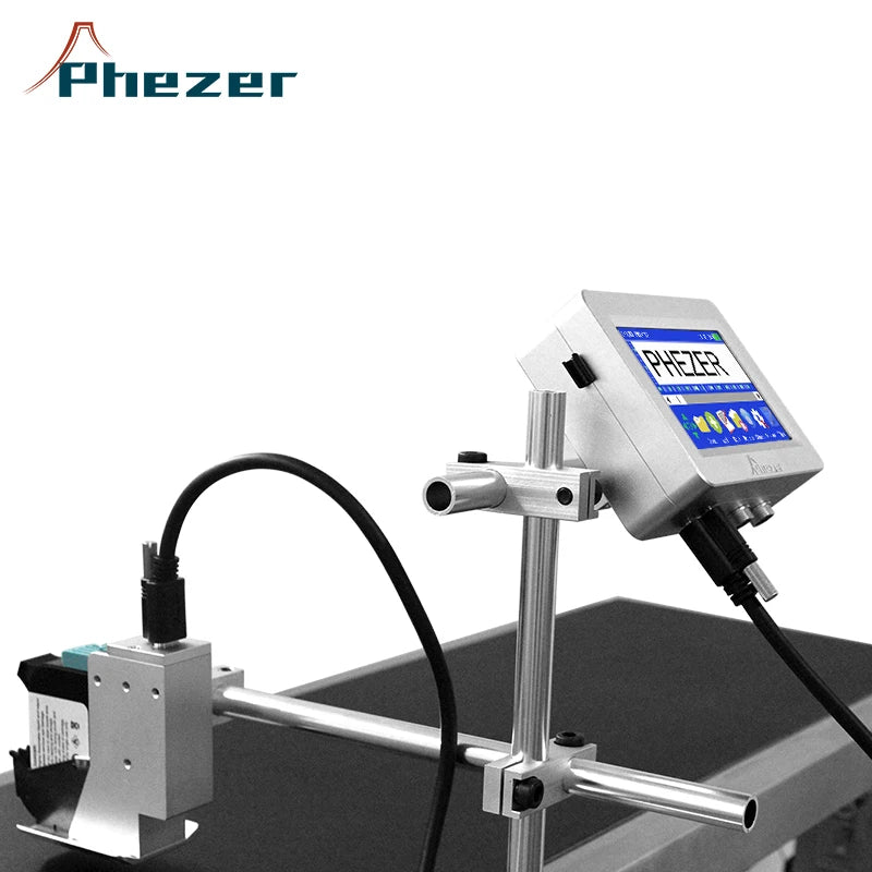 25.4mm Handheld Wireless TIJ Inkjet Printer Batch Code Logo Printer Expiry Date Metal Plastic Wood Cloth Mini Print Machine