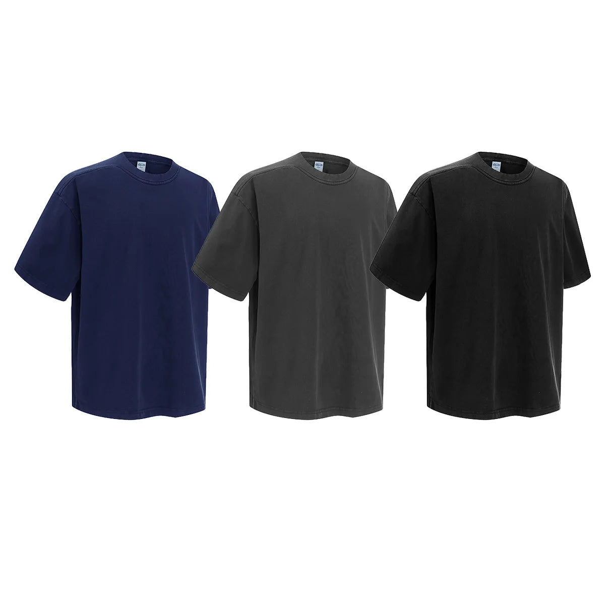 Hot Summer Round Neck Loose Style T-shirt Causal Men's T Shirt 100%  Cotton 273gsm Washed Design Printed Oversized