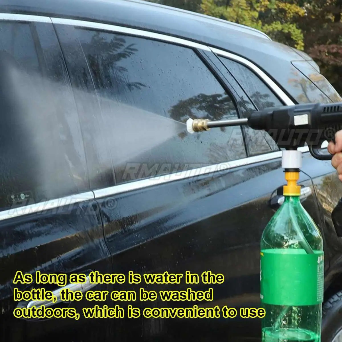 2000mAh Cordless High Pressure Washer Spray Water Gun Car Wash Pressure Water Nozzle Cleaning Machine for Makit 18V Battery