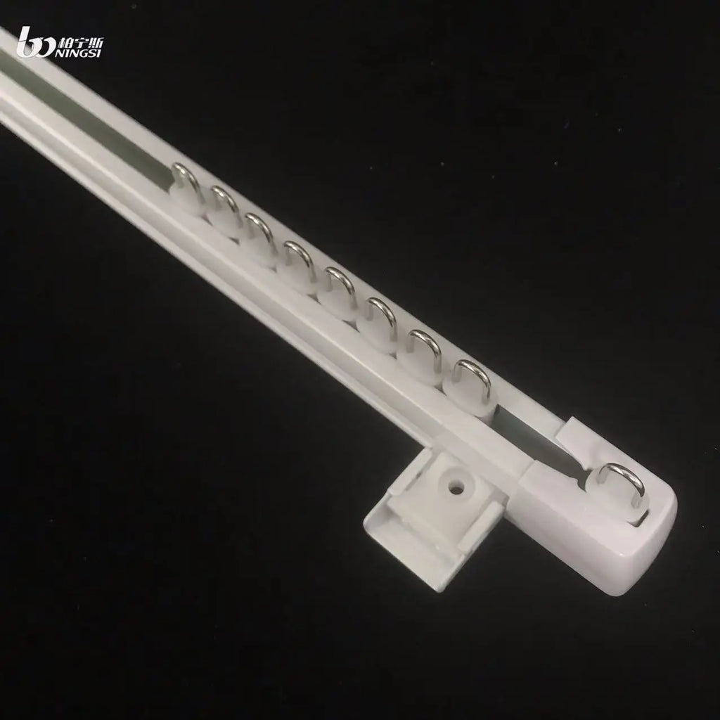 High Quality Adjustable Retractable Shower Room Bedroom Rail Extendable Telescopic Curtain Track Home Curtain Poles Accessory
