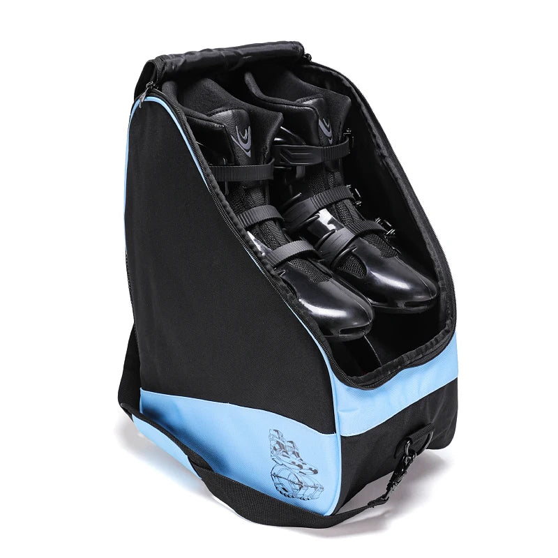 Ultra Jump Shoes Backpack Bounce Boots Dedicated Large Capacity Equipment Triangle BackpackRoller Skates&Ski Boots Bag