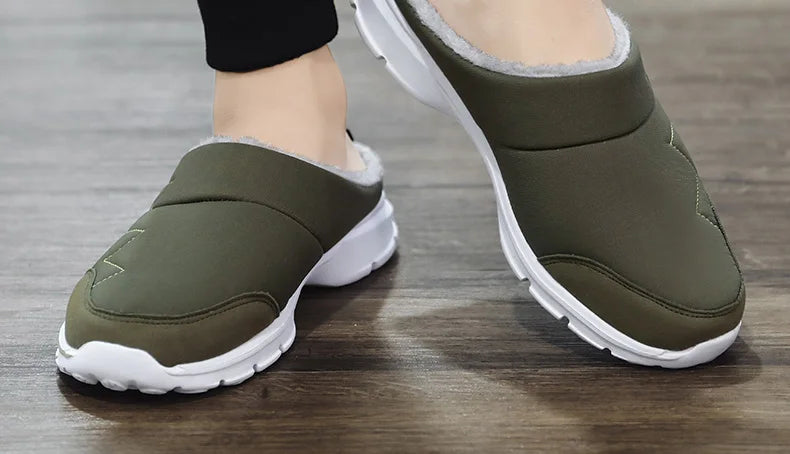 Winter Men Women Plush Slippers Home Indoor Warm House Cotton Shoes Room Lightweight Plus Big Size 47 48 49 Cheap Dropshipping