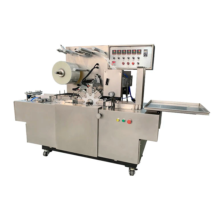 CW-230 Automatic Cosmetic Box Cellophane Wrapping Machine for Different Boxes, Perfume Boxes, Condom Boxes
