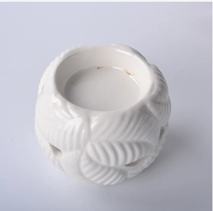 Home Decor Gifts Aroma Essential Warmer Aromatic Fragrance Lamp for Perfume Wax Melt Burners Tealight Holder Ceramic Oil Burner