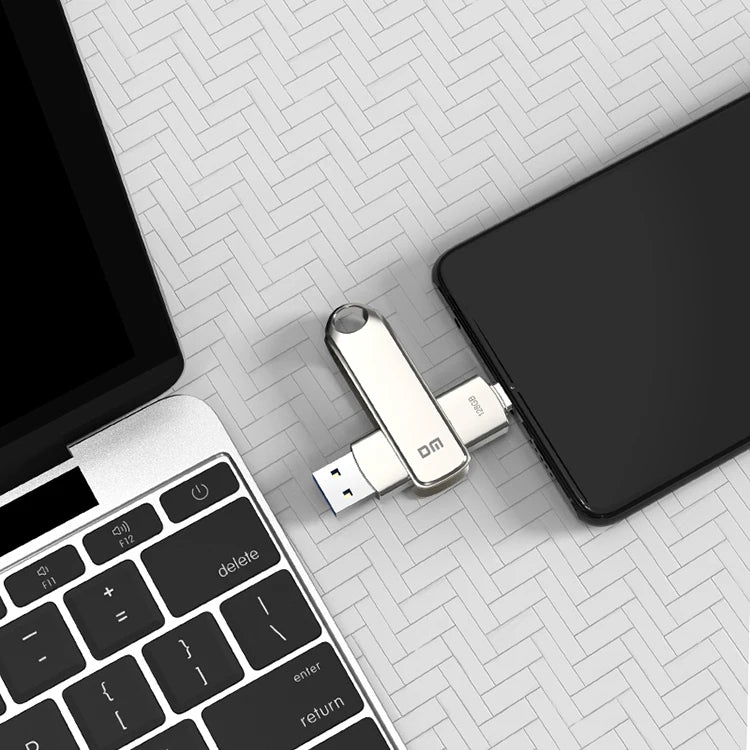 OTG USB 3.2 Type C Pen Drive Stick Memory 32GB/64GB/128GB Custom Swivel USB Flash Drives for Smart Devices