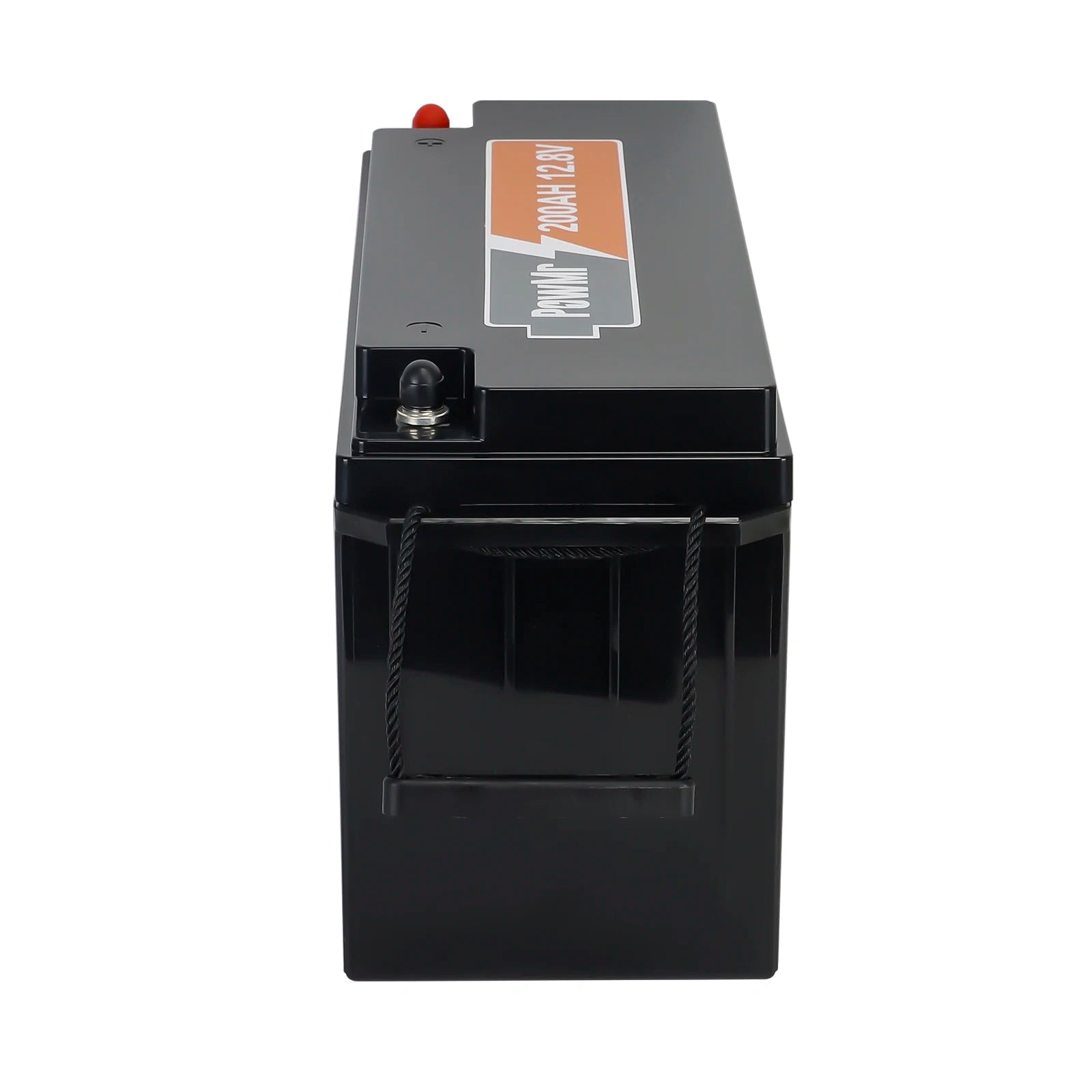 For PowMr 12.8V 200Ah LiFePO4 Hybrid Grid Connection Lithium Ion Battery Supports up to 4 in Series 4 in Parallel Energy Storage