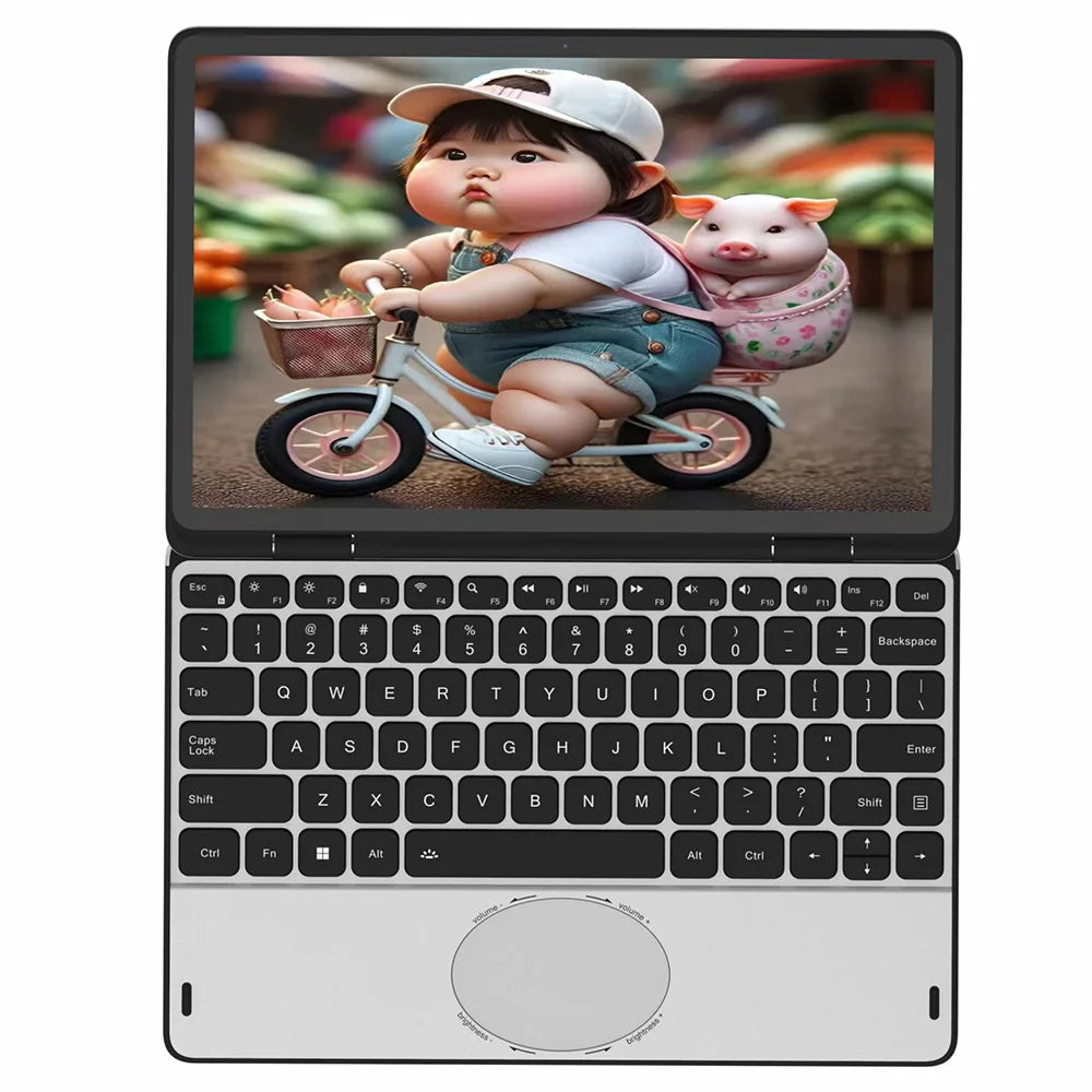 Factory Wholesale 11 Inch N100 Quad Core Touch Screen Notebook Rotating 360 Yoga Ultrabook for Home Education Business Laptops