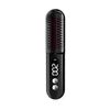 Portable Electric Hair Brushes USB Rechargeable Wireless Negative Ion Hot Comb Electric Mini Hair Straightener Comb for Women