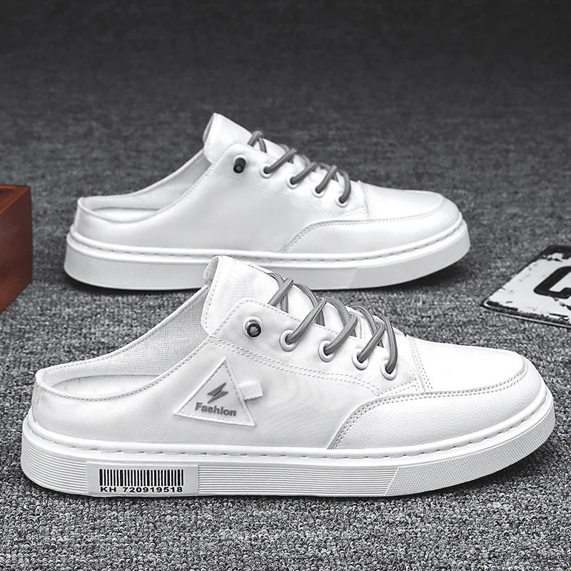 Men's Slip-ons Canvas Shoes Non-heel Casual Shoes Autumn Summer Slippers 2021 Original Fashion Male Sneakers Zapatos De Hombre