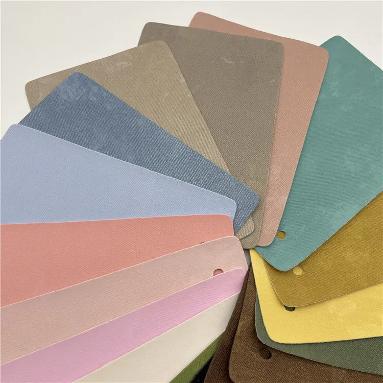 PU Synthetic Leather Fabric Odourless Faux Leather Sheets Home Upholstery Fabric for Shoes