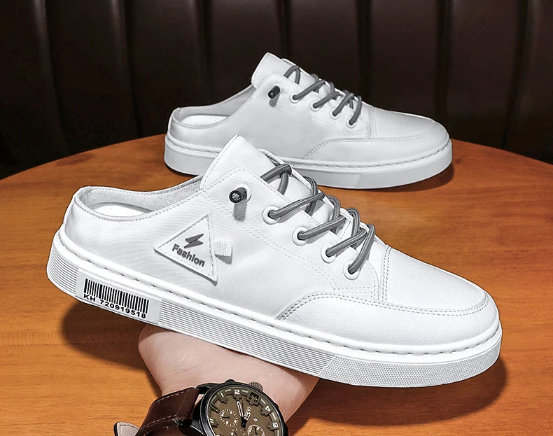 Men's Slip-ons Canvas Shoes Non-heel Casual Shoes Autumn Summer Slippers 2021 Original Fashion Male Sneakers Zapatos De Hombre