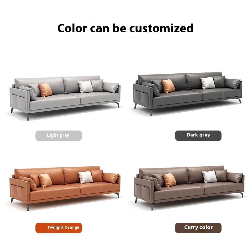 OSF104 Modern Executive Office Reception Sofa PU Leather Set for Hotel School Hospital-for Waiting Rooms