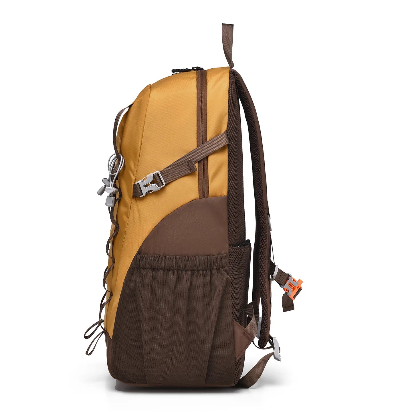 Men Women Lightweight Wear-resistant Hiking Backpack Polyester Lining Outdoor Sports Climbing Daypack Short-distance Travel