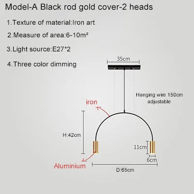 2021 New Restaurant Chandelier Light Luxury Nordic Dining Living Room Table Bar Minimalist Chandelier Simple Modern Light