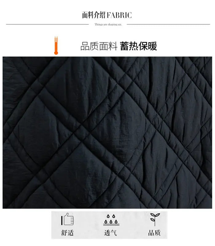 Retro Quilted Diamond Dress Thick Stitching Warm Autumn Winter Clothing New Women's High-Neck Casual Long Tunic y750